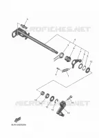 AXE DE SELECTEUR / PEDALE pour Yamaha MT-07 de 2025