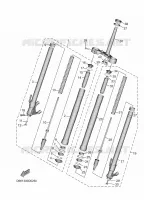 FOURCHE pour Yamaha MT-07 de 2025