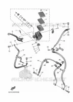 MAITRE CYLINDRE AVANT pour Yamaha MT-07 35KW A2 de 2025