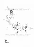 COMMODO / LEVIER pour Yamaha MT-07 35KW A2 de 2025