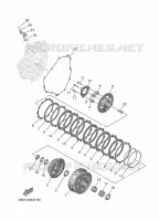 EMBRAYAGE pour Yamaha MT-07 35KW A2 de 2025