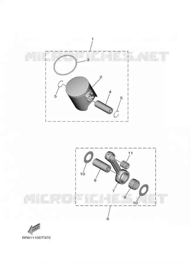 PIÈCES OPTIONNELLES 1 Yamaha MOTO 65 2025 YZ  YZ65