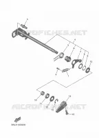 AXE DE SELECTEUR / PEDALE pour Yamaha TENERE 700 RALLY de 2025