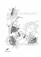 CARENAGE 1 pour Yamaha TENERE 700 RALLY de 2025