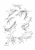 COUVERCLE LATERAL pour Yamaha NMAX 125 de 2025