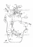 GUIDON ET CABLES pour Yamaha NMAX 125 de 2025