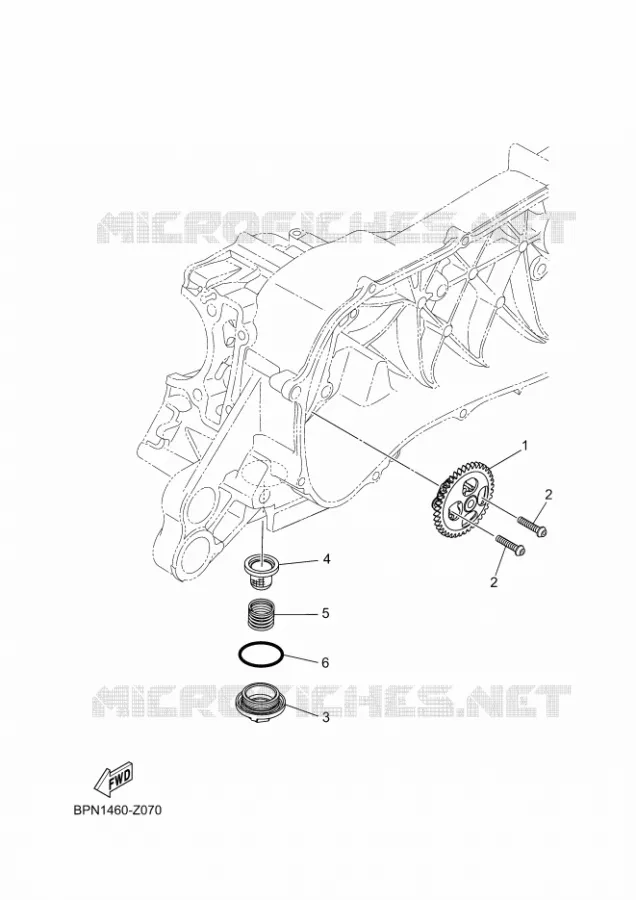 POMPE A HUILE Yamaha SCOOTER 125 2025 NMAX  GPD125-A