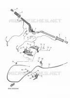 GUIDON ET CABLES pour Yamaha TMAX 560 TECH MAX de 2025