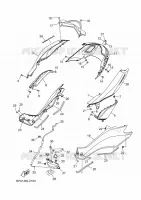 COUVERCLE LATERAL pour Yamaha NMAX 125 TECH MAX de 2025