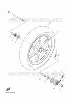 ROUE AVANT pour Yamaha RAYZR 125 de 2025
