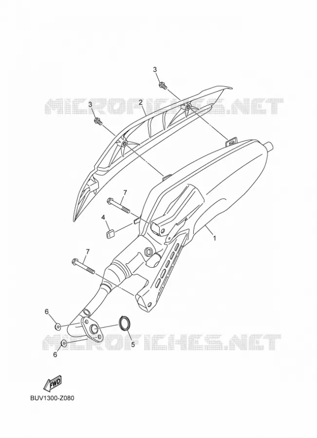 ECHAPPEMENT Yamaha SCOOTER 125 2025 RAYZR  LCG125