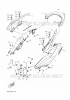 COUVERCLE LATERAL pour Yamaha XMAX 125 de 2025