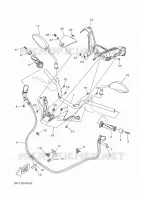 GUIDON ET CABLES pour Yamaha XMAX 125 de 2025