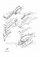 SUPPORT / REPOSE PIEDS 2 pour Yamaha XMAX 125 de 2025