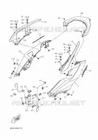 COUVERCLE LATERAL pour Yamaha XMAX 125 TECH MAX + de 2025