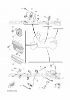 PARTIE ELECTRIQUE 2 pour Yamaha XMAX 125 TECH MAX + de 2025