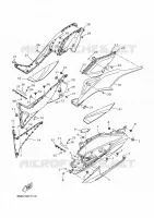 SUPPORT / REPOSE PIEDS 2 pour Yamaha XMAX 125 TECH MAX + de 2025