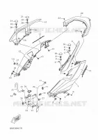 COUVERCLE LATERAL pour Yamaha XMAX 125 TECH MAX + de 2025