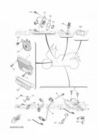 PARTIE ELECTRIQUE 2 pour Yamaha XMAX 125 TECH MAX + de 2025