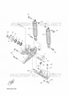 BRAS OSCILLANT / AMORTISSEUR pour Yamaha XMAX 125 TECH MAX + de 2025