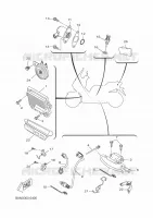 ELECTRIQUE 2 pour Yamaha XMAX 125 TECH MAX + de 2025