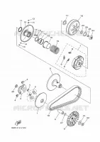 EMBRAYAGE pour Yamaha XMAX 125 TECH MAX + de 2025