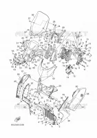 PARE BRISE pour Yamaha XMAX 125 TECH MAX + de 2025