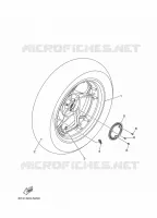 ROUE ARRIERE / SYSTÈME DE FREIN pour Yamaha XMAX 125 TECH MAX + de 2025