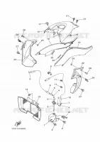 COUVERCLE LATERAL pour Yamaha YFZ 450 R de 2025