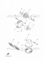 POMPE A HUILE pour Yamaha YFZ 450 R de 2025