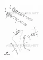 ARBRE A CAMES / CHAINE DE DISTRIBUTION pour Yamaha FJR 1300 ES de 2025