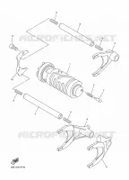 BARILLET DE SELECTION / FOURCHETTES pour Yamaha FJR 1300 ES de 2025