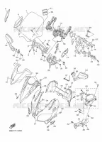 CARENAGES 1  pour Yamaha FJR 1300 ES de 2025