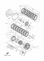 EMBRAYAGE DE DEMARREUR pour Yamaha FJR 1300 ES de 2025