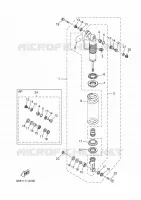 AMORTISSEUR ARRIERE pour Yamaha YZ 125 X de 2025