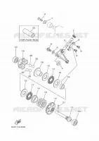VALVE D'ECHAPPEMENT pour Yamaha YZ 125 X de 2025