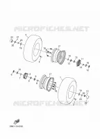 ROUE AVANT pour Yamaha GRIZZLY 110 de 2025
