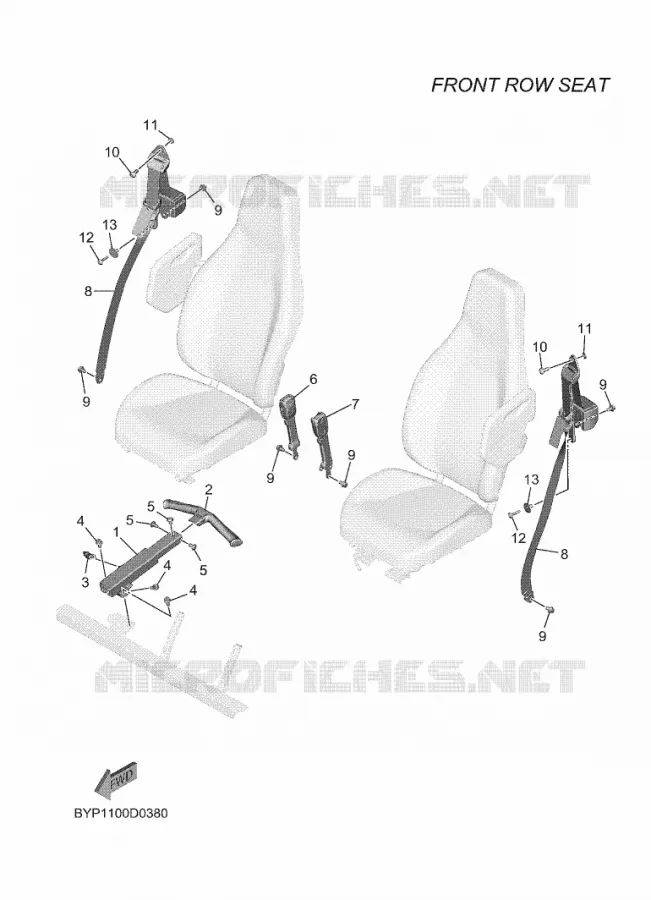 SELLE 2 Yamaha SIDE BY SIDE 1000 2025 WOLVERINE  YXF1000ELS
