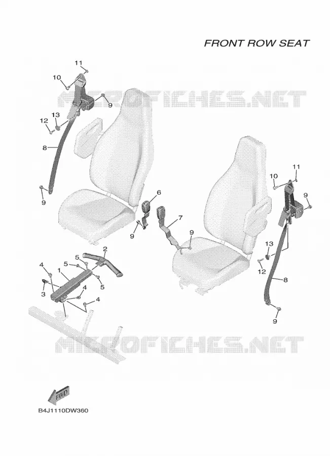 SELLE 2 Yamaha SIDE BY SIDE 1000 2025 WOLVERINE  YXF1000EWS