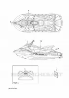 EMBLEME pour Yamaha JETBLASTER PRO 3-UP de 2025
