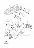 ECHAPPEMENT 3 pour Yamaha JETBLASTER DLX 3-UP de 2025