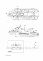 EMBLEME pour Yamaha JETBLASTER DLX 3-UP de 2025