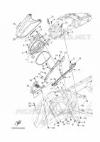 ENGINE HATCH 1 pour Yamaha JETBLASTER DLX 3-UP de 2025