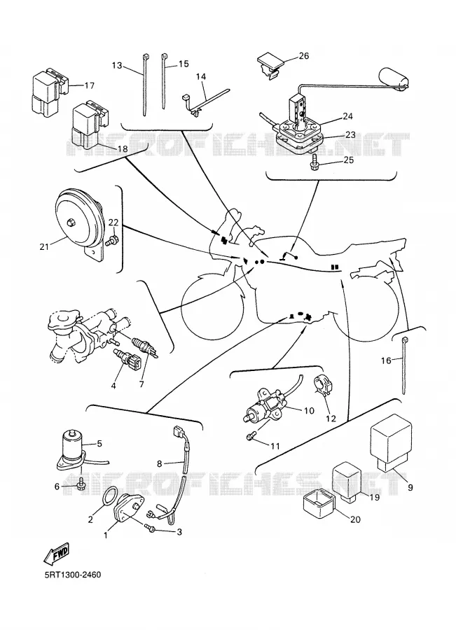 ELECTRIQUE 2 Yamaha MOTO 600 2003 FAZER  FZS600