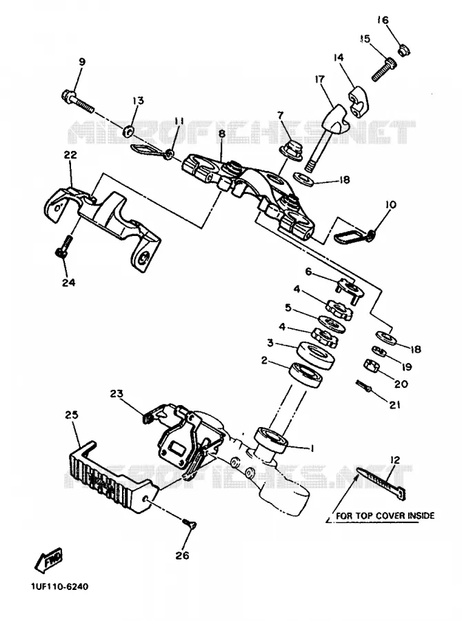 DIRECTION Yamaha MOTO 750 1993 FZX  FZX750