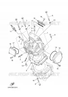 CULASSE pour Yamaha MT03 de 2006