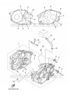CARTER MOTEUR pour Yamaha MT03 de 2006