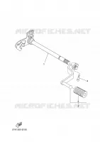 AXE DE SELECTEUR / PEDALE pour Yamaha MT03 de 2006