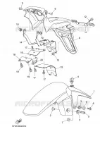 GARDE BOUE pour Yamaha MT03 de 2006
