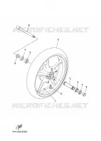 ROUE AVANT pour Yamaha MT03 de 2006